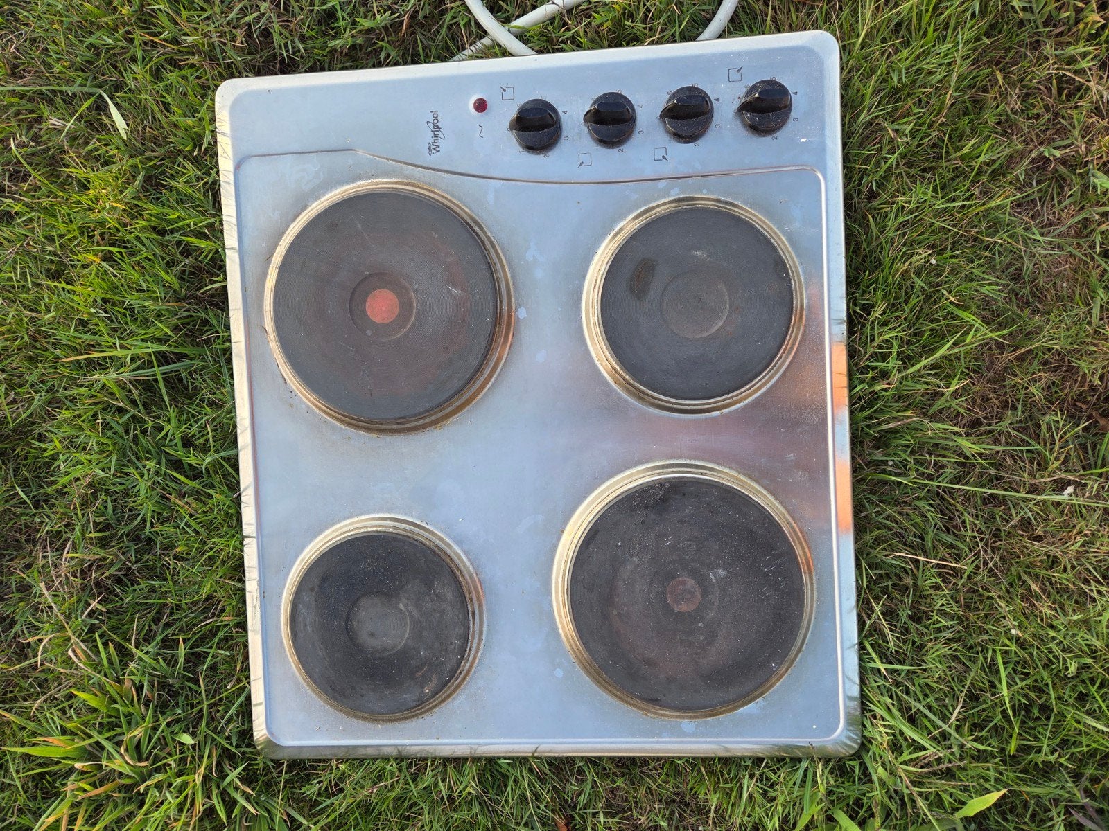 kookplaat Whirlpool AKM332X, Ophalen, Gebruikt, Elektrisch, 4 kookzones