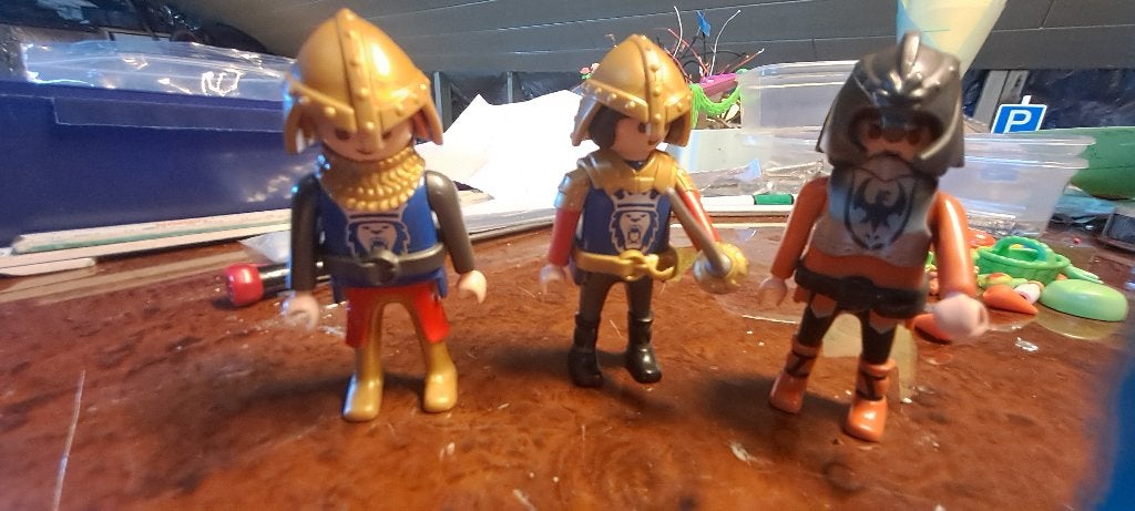 playmobil popjes, Ophalen