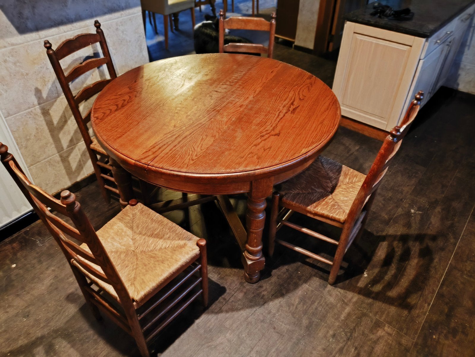table ronde avec 4 chaises, Enlèvement