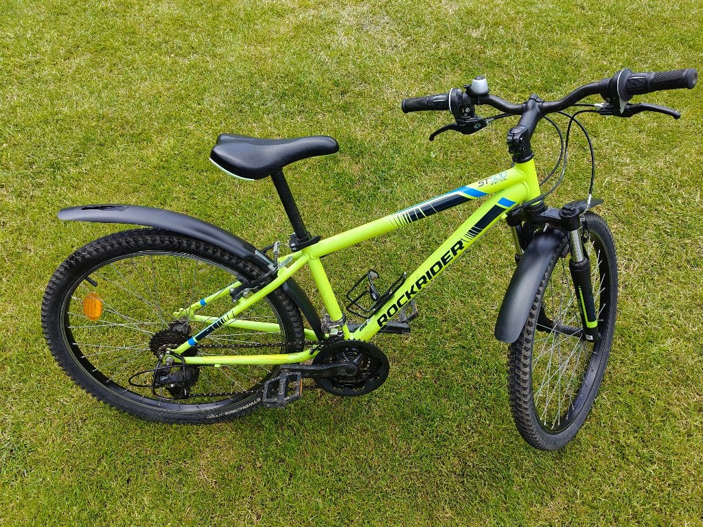 Kinderfiets - Mountainbike, Fietsen en Brommers, Ophalen, Velgrem, Versnellingen, Decathlon