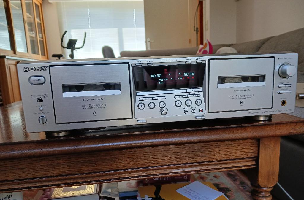 Sony TC-WE 475 Double Cassette Deck, Audio, Tv en Foto, Cassettedecks, Ophalen, Dubbel, Sony, Auto-reverse