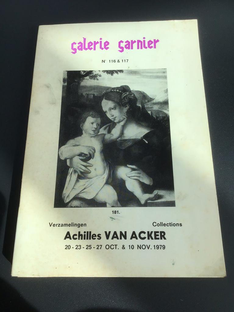 Galerie Garnier / verzamelingen Achilles Van Acker 1979, Ophalen of Verzenden, Gelezen, Catalogus