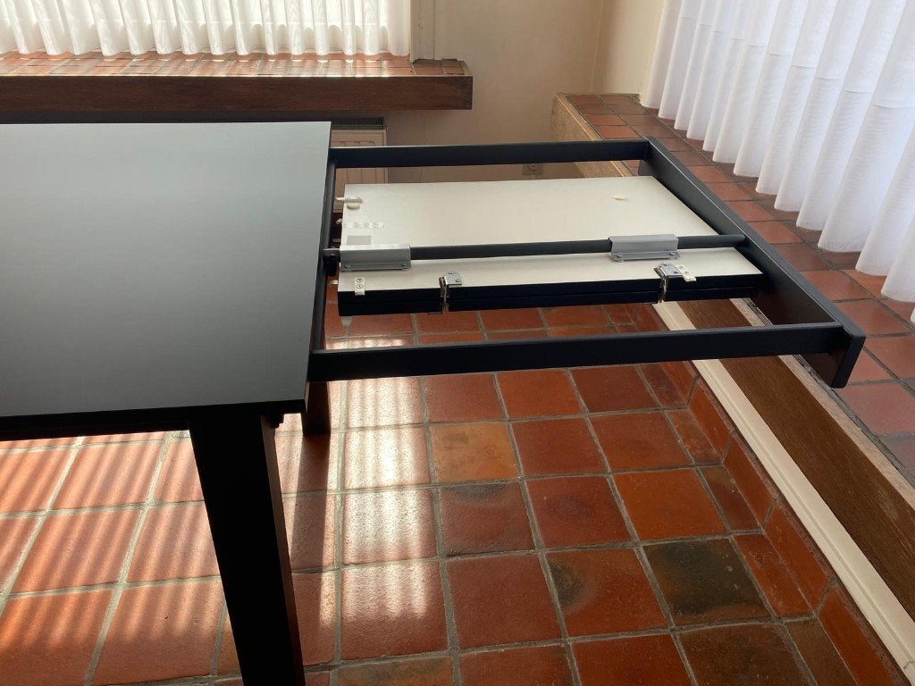 table à manger design extensible, 150 à 200 cm, Cinq personnes ou plus, Comme neuf, Enlèvement