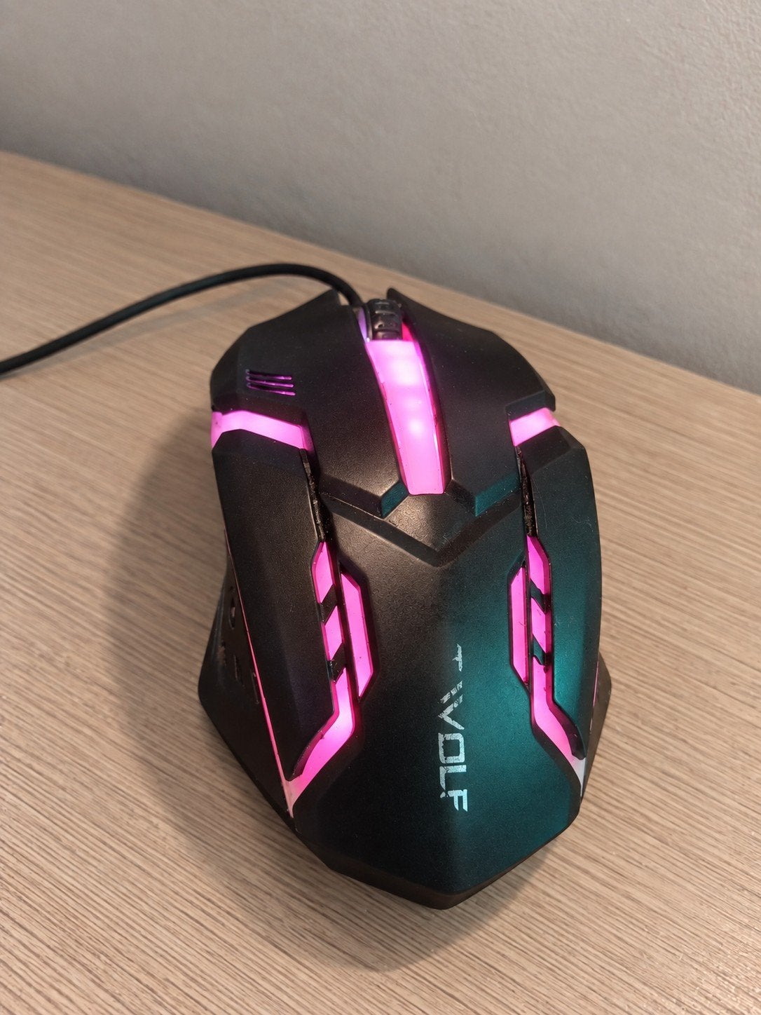 T-WOLF Gaming Muis – RGB/LED – Bedraad, Computers en Software, Muis, Gebruikt, Gaming muis, Ophalen of Verzenden