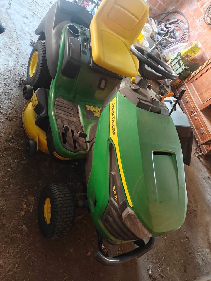 John Deere zitmaaier, Enlèvement, Utilisé, Sac de ramassage, 90 à 120 cm