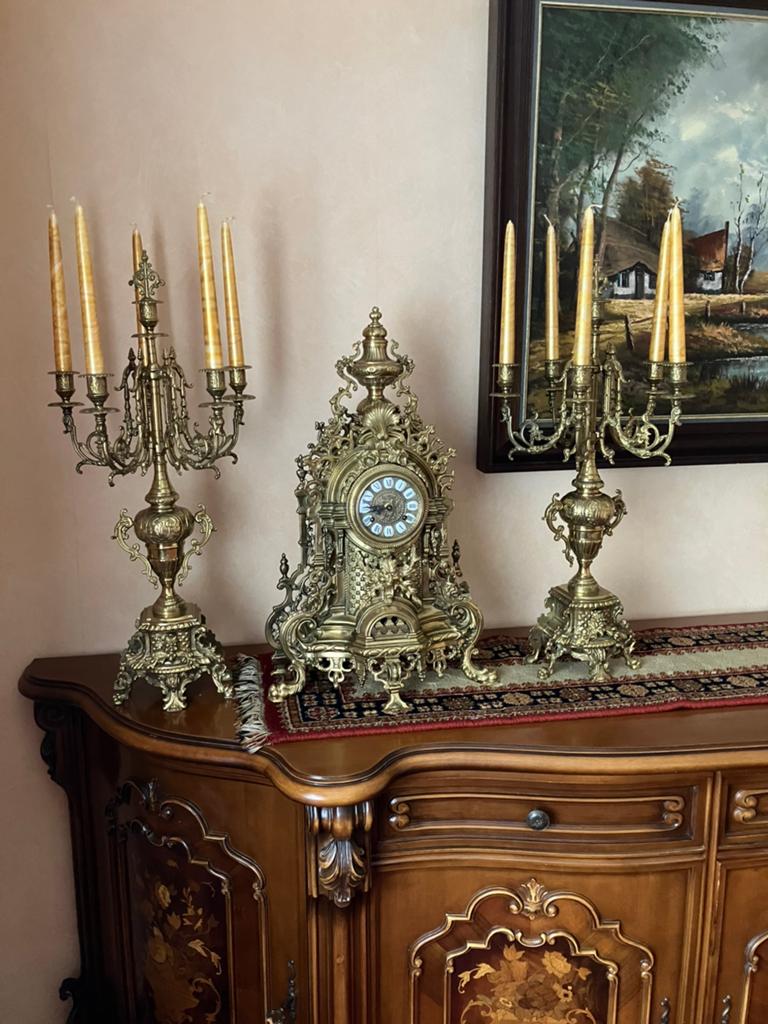 Koperen schouwgarituur, Ophalen, Koper