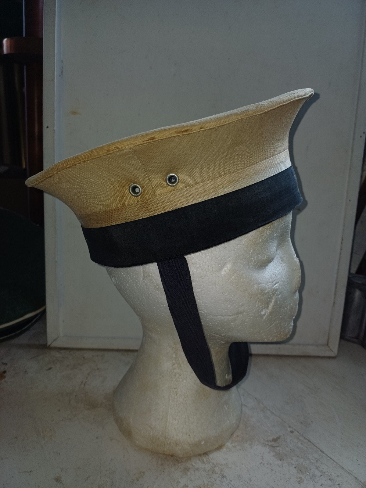 Bonnet anglais Marine  H,MS militaire, Marine