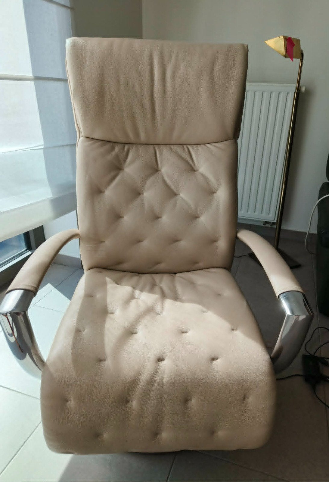 Fauteuil relax, Ewald Schillig, électrique, Maison & Meubles, Enlèvement, Comme neuf, Cuir
