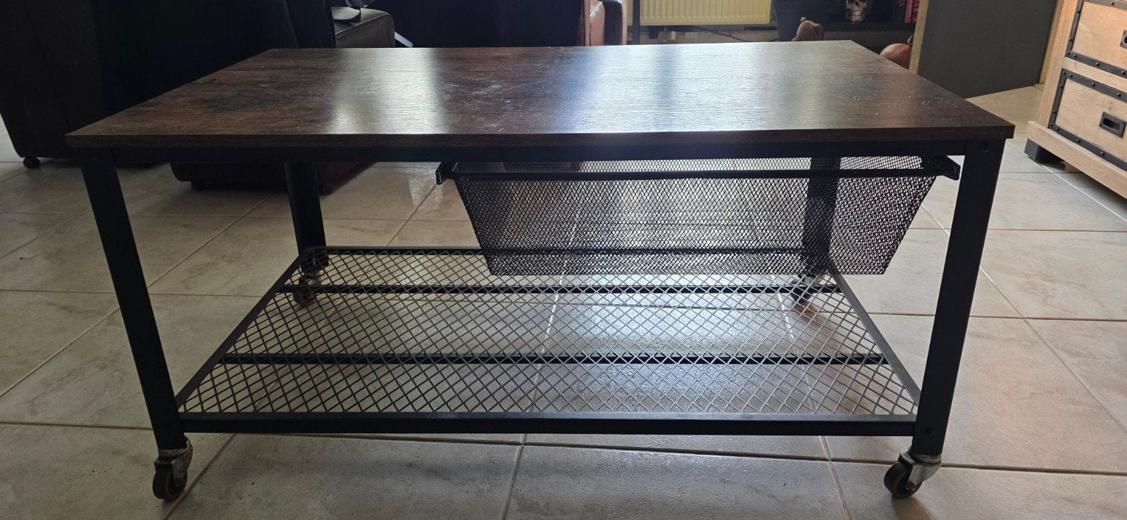 salontafel op wieltjes en opbergbak, Enlèvement