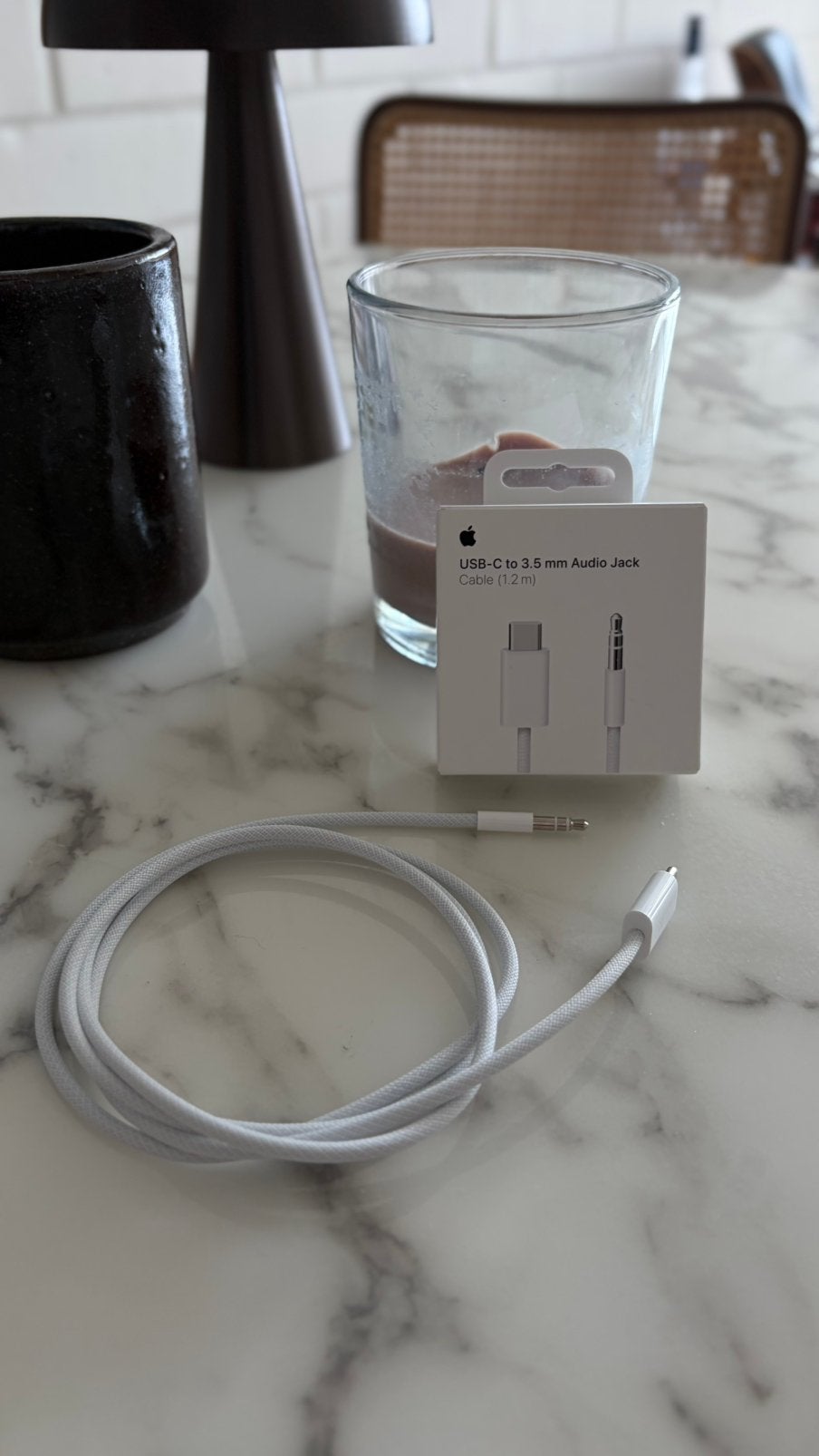 Apple USB-C naar 3,5 mm jack audiokabel (1,2 m), Telecommunicatie, Ophalen of Verzenden, Nieuw