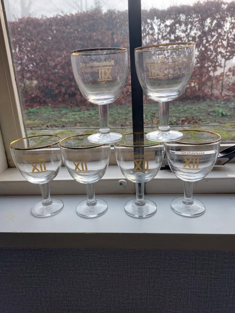West  vleteren degustatie glazen, Ophalen of Verzenden