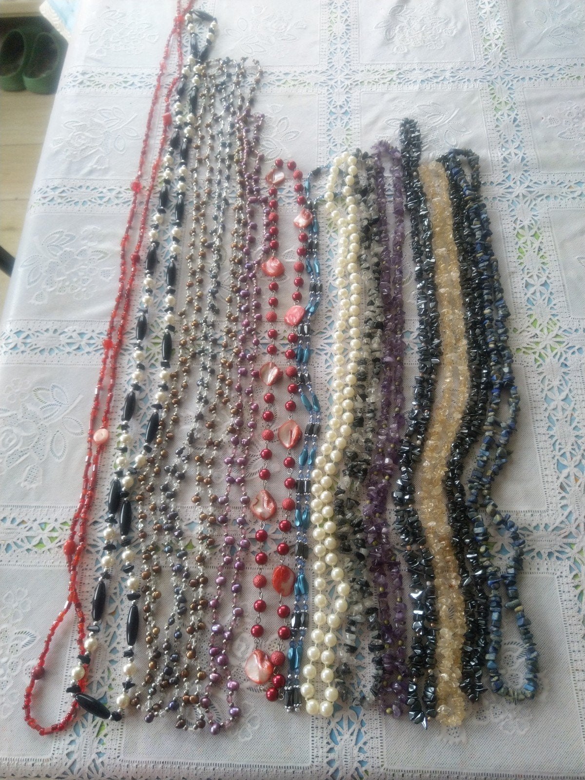 parels, Bijoux, Sacs & Beauté, Autres couleurs, Comme neuf, Enlèvement, Autres matériaux