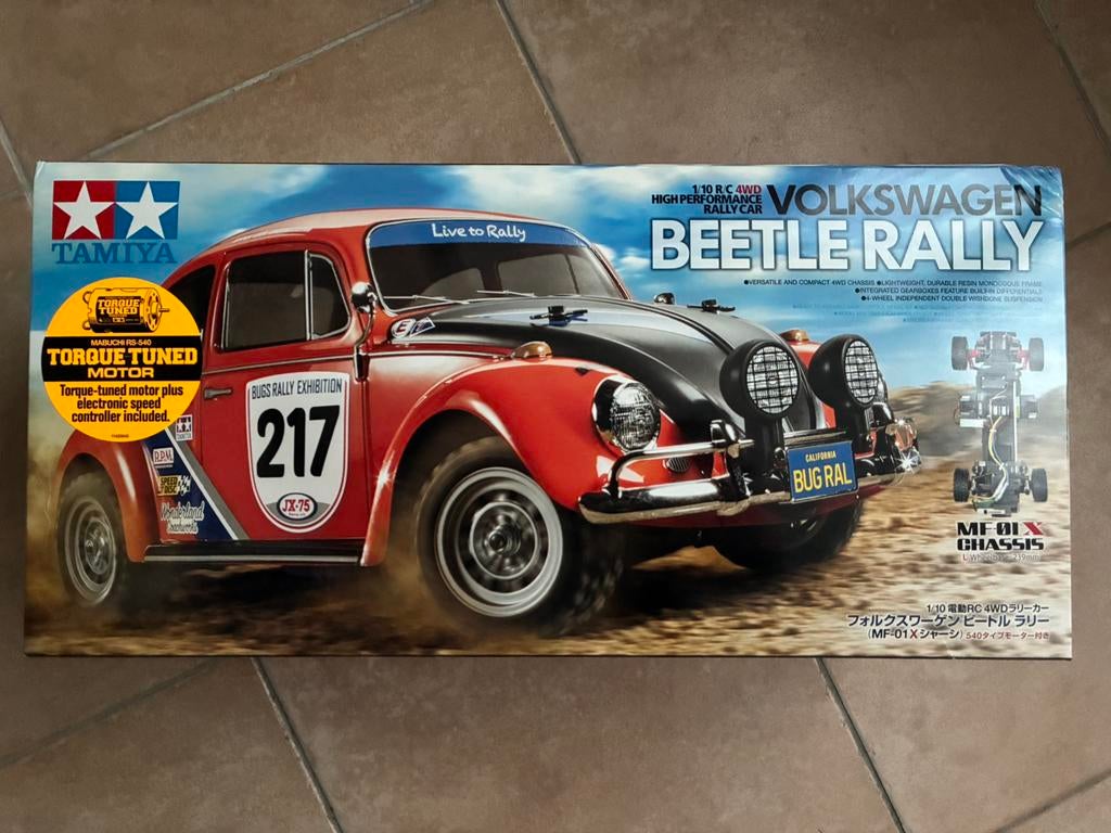 Tamiya Beetle Rally, Ophalen of Verzenden, Nieuw, Schaal 1:10, Elektro