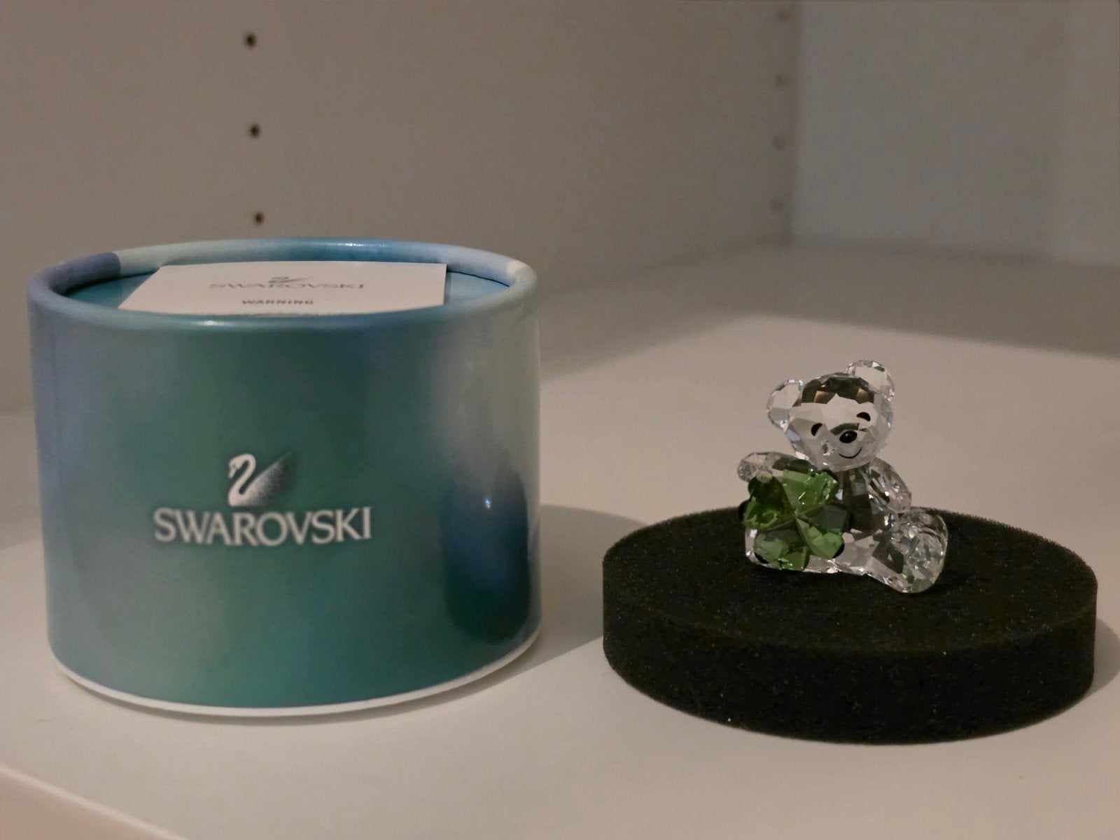 Swarovski Kris Bear Good Luck, Enlèvement ou Envoi, Neuf, Figurine