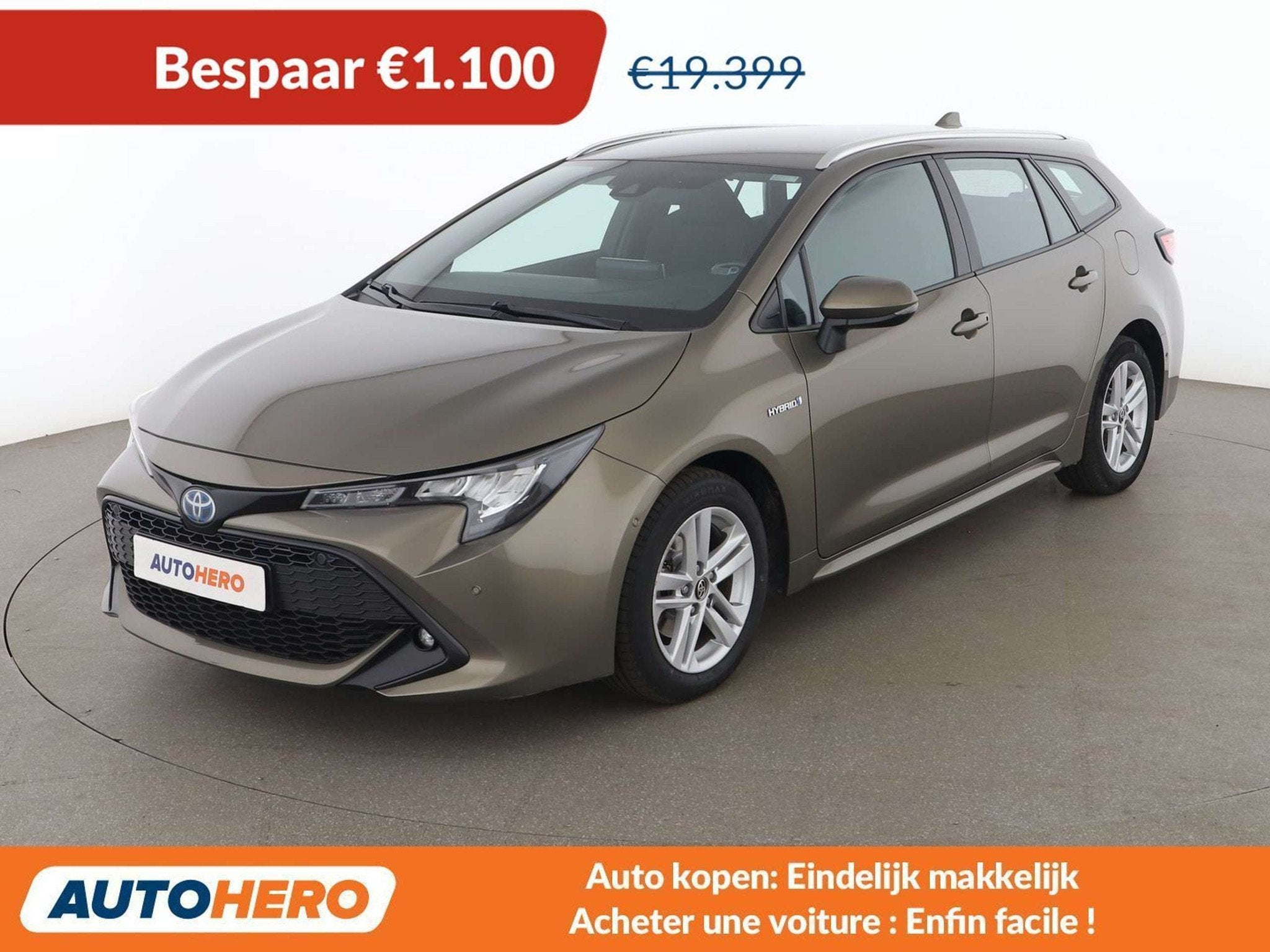 Toyota Corolla 1.8 Hybrid Team D (bj 2020, automaat), Auto's, Gebruikt, Corolla, 5 deurs, Hybride Elektrisch/Benzine