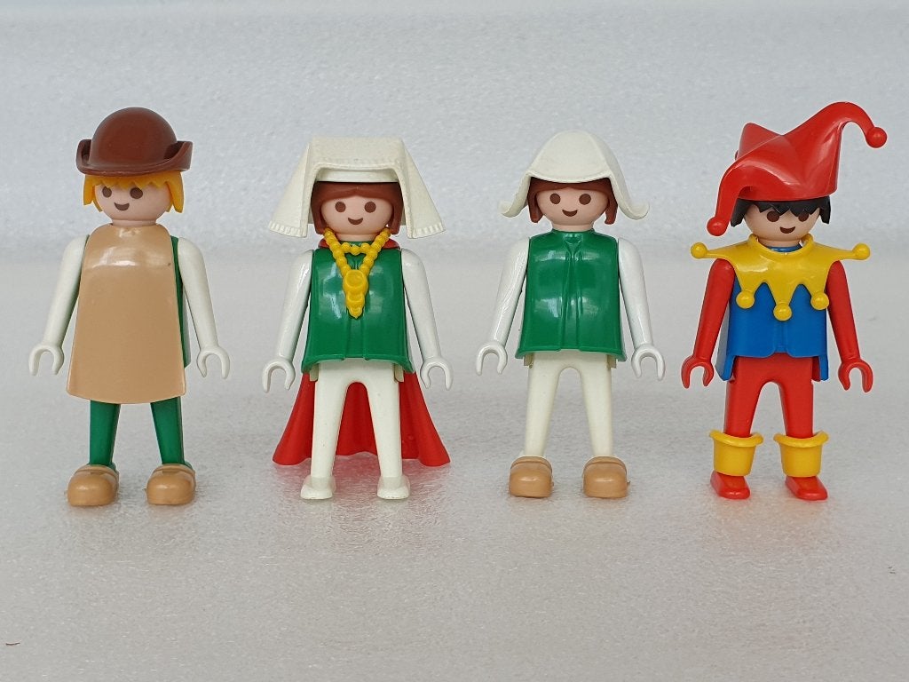 Playmobil 3487: Middeleeuwse figuren met waterput, Gebruikt, Complete set, Overige typen, Ophalen of Verzenden