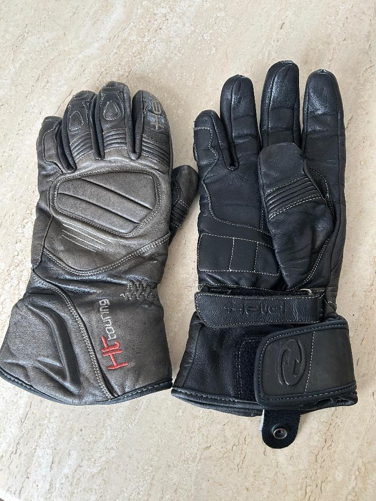Lederen motor handschoenen, Motoren, Ophalen, Tweedehands, Handschoenen, HELD