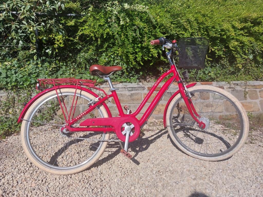 kinderfiets Elops 24 inch, Ophalen, Velgrem, Gebruikt, 24 inch