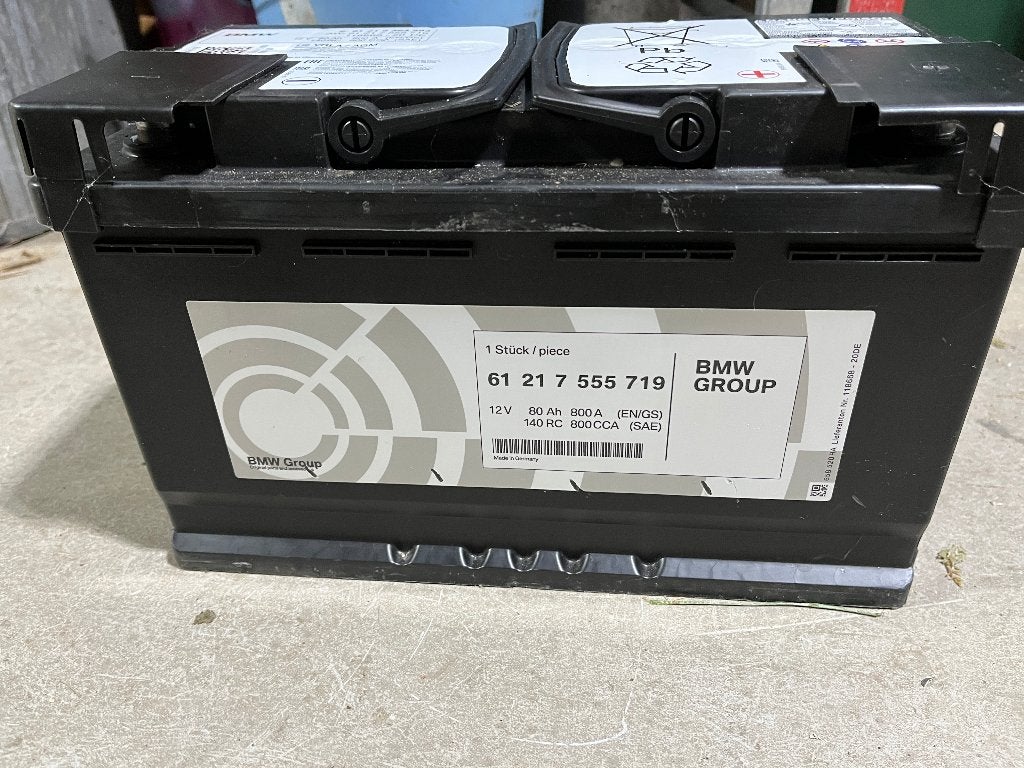 Batterie AGM originale BMW 800Ah 80A, Ophalen, Gebruikt, BMW