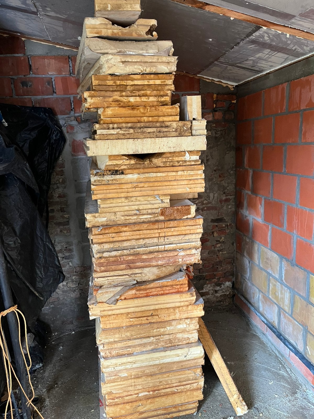 Isolatieplaten, Doe-het-zelf en Bouw, Isolatie en Afdichting, Ophalen, 4 tot 8 cm, Hardschuim (Pir), Gebruikt