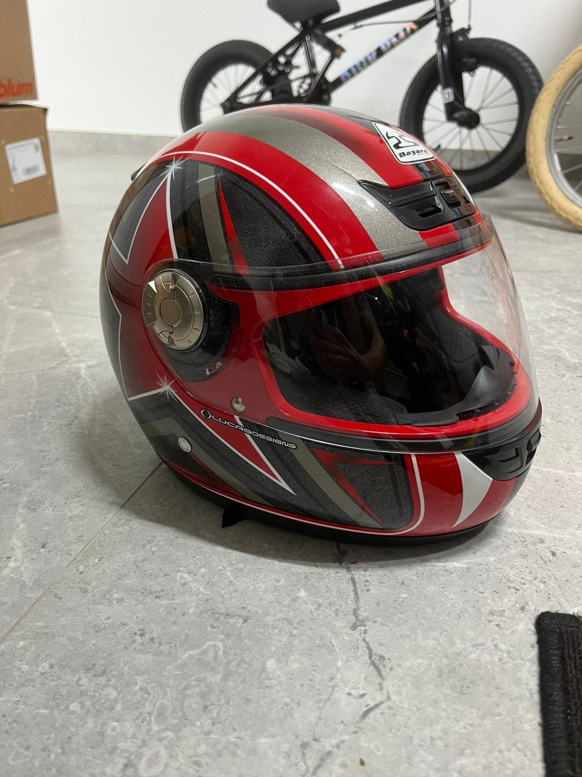 Motorhelm kinderen, Motoren, Ophalen, Kinderen