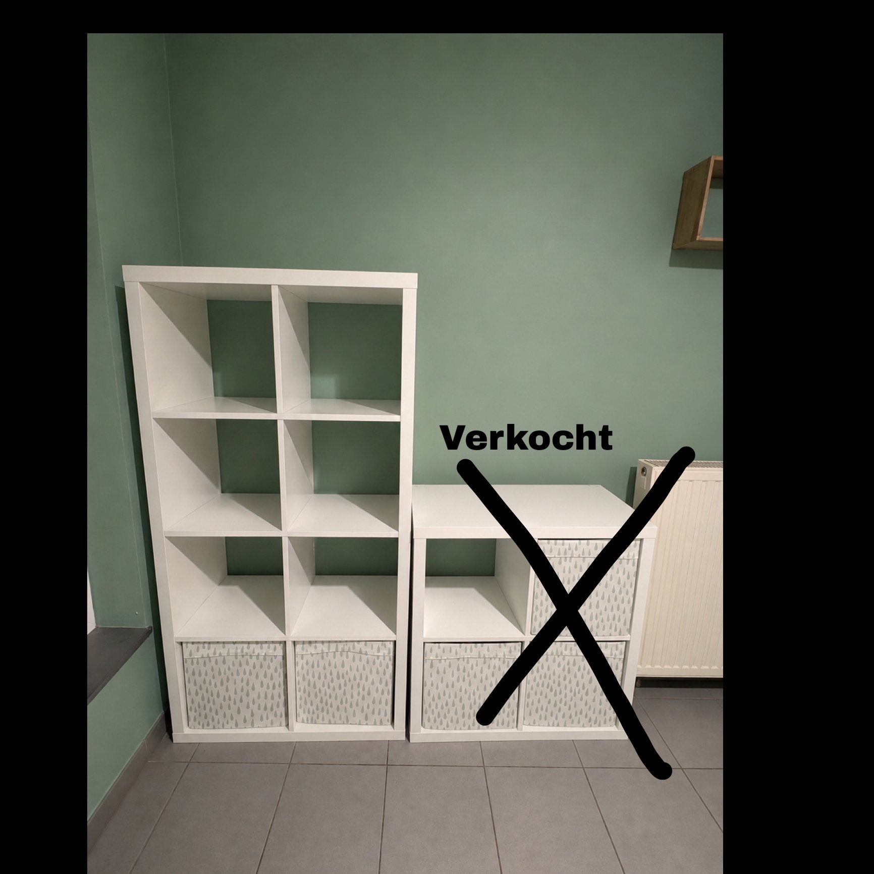 Ikea kallax kast, Ophalen, Gebruikt