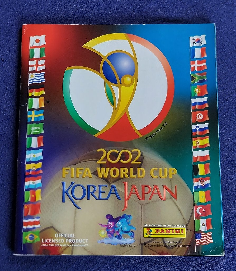 Panini sticker album voetbal ' WK Korea 2002 ' -vol-, Hobby en Vrije tijd, Stickers en Plaatjes, Ophalen of Verzenden, Zo goed als nieuw