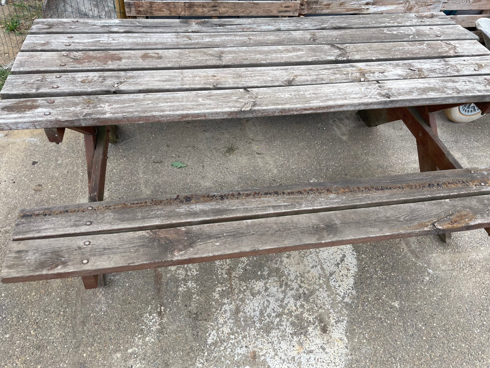 Picknicktafel gratis af te halen, Tuin en Terras, Ophalen, Gebruikt, Rechthoekig