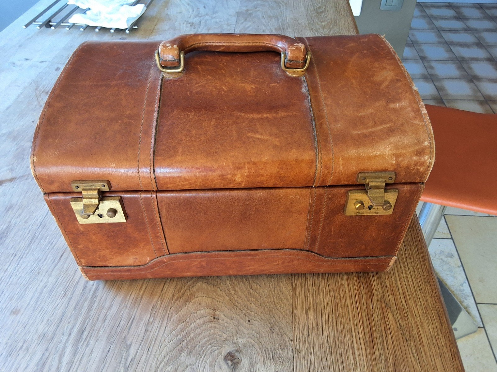 Beauty case jaren 50-70 merk Principe Italië, Ophalen, Gebruikt, Minder dan 35 cm, Minder dan 50 cm