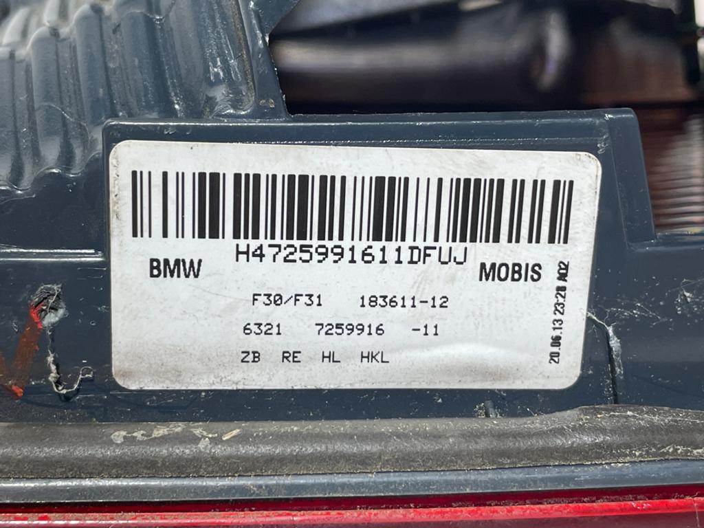 Feu arriere droit BMW F30/F31 6321 7259916   11, Enlèvement, Utilisé, BMW