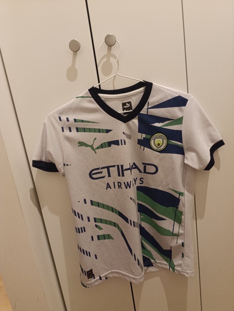 Manchester City Haaland #9 voetbalshirt, Maat S, Ophalen, Zo goed als nieuw, Shirt
