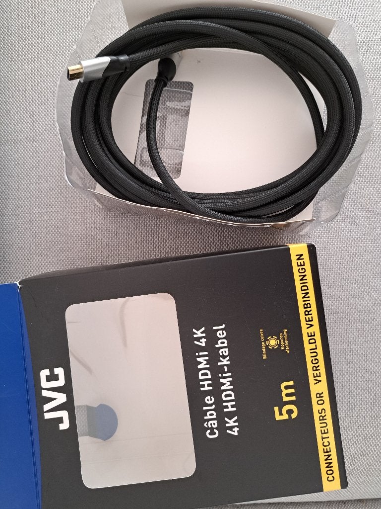 4K HDMI kabel 5 m JVC, Ophalen, Nieuw, 2 tot 5 meter, HDMI-kabel