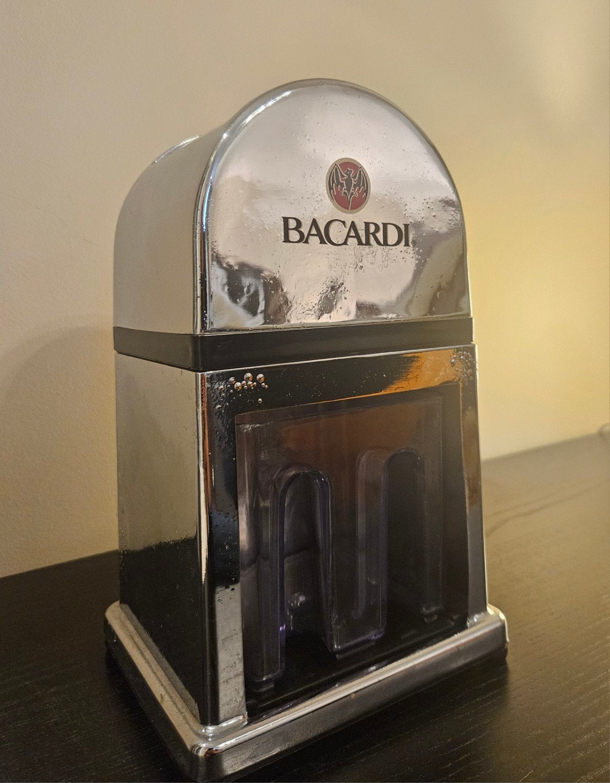 Vintage Bacardi Ice Crusher - chrome, Enlèvement ou Envoi, Utilisé