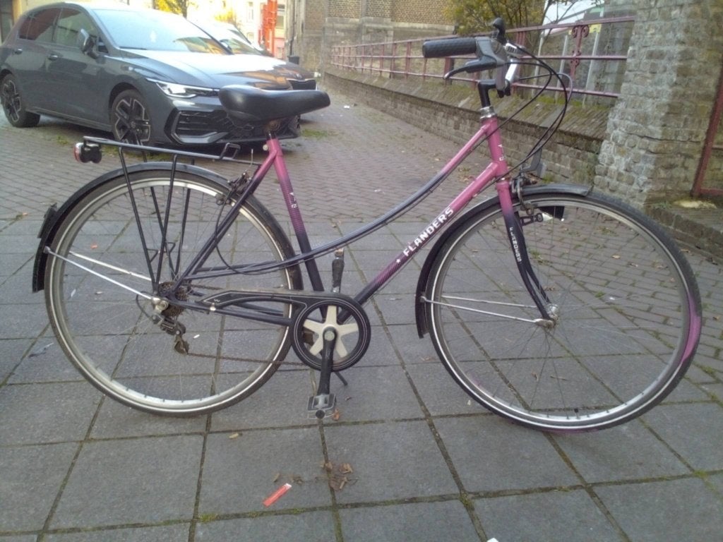Flanders damesfiets met versnellingen, Fietsen en Brommers, Velgrem, Versnellingen, Zo goed als nieuw, 50 tot 53 cm