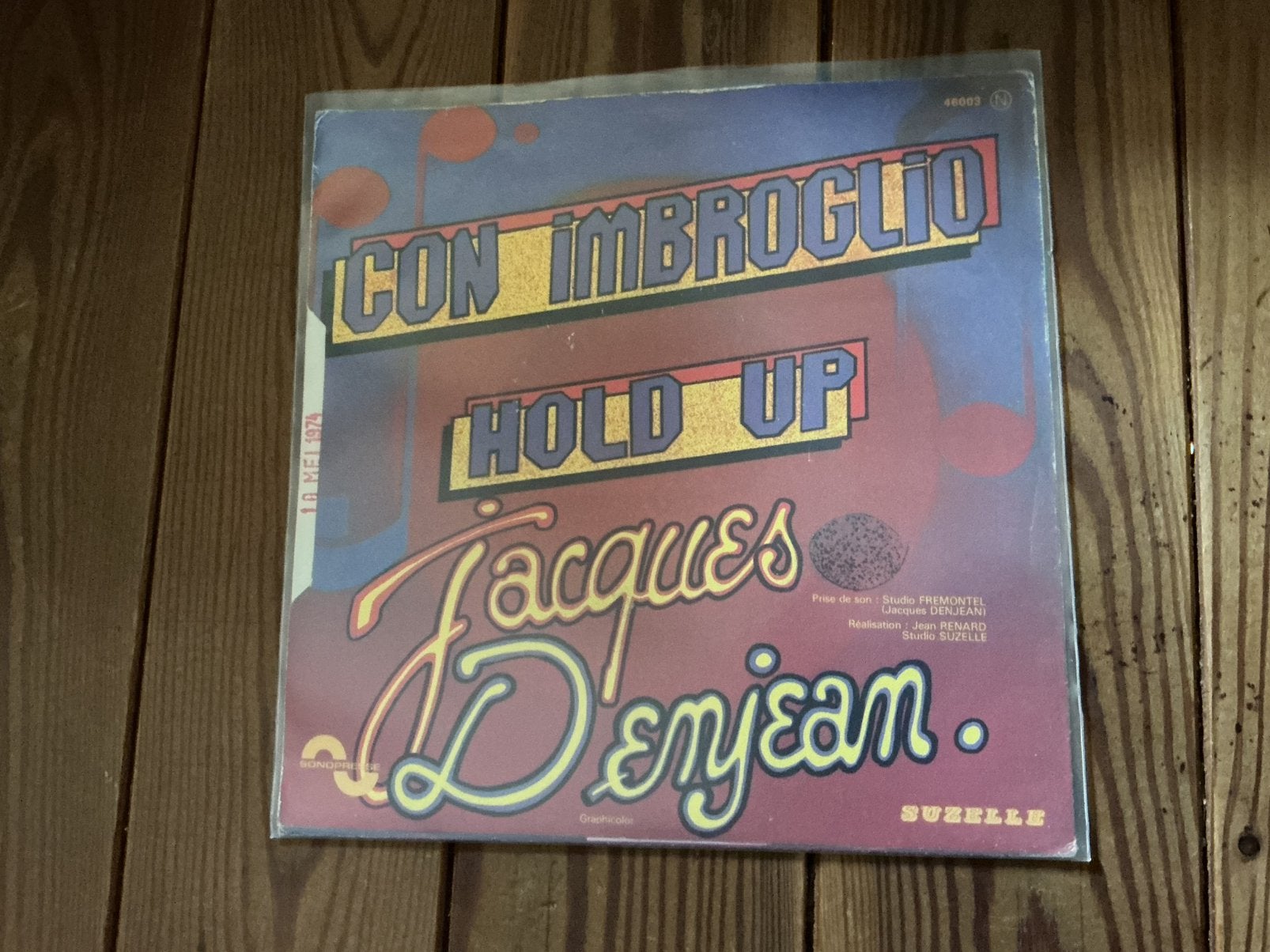 7” Jacques Denjean - Con imbroglio, Ophalen of Verzenden