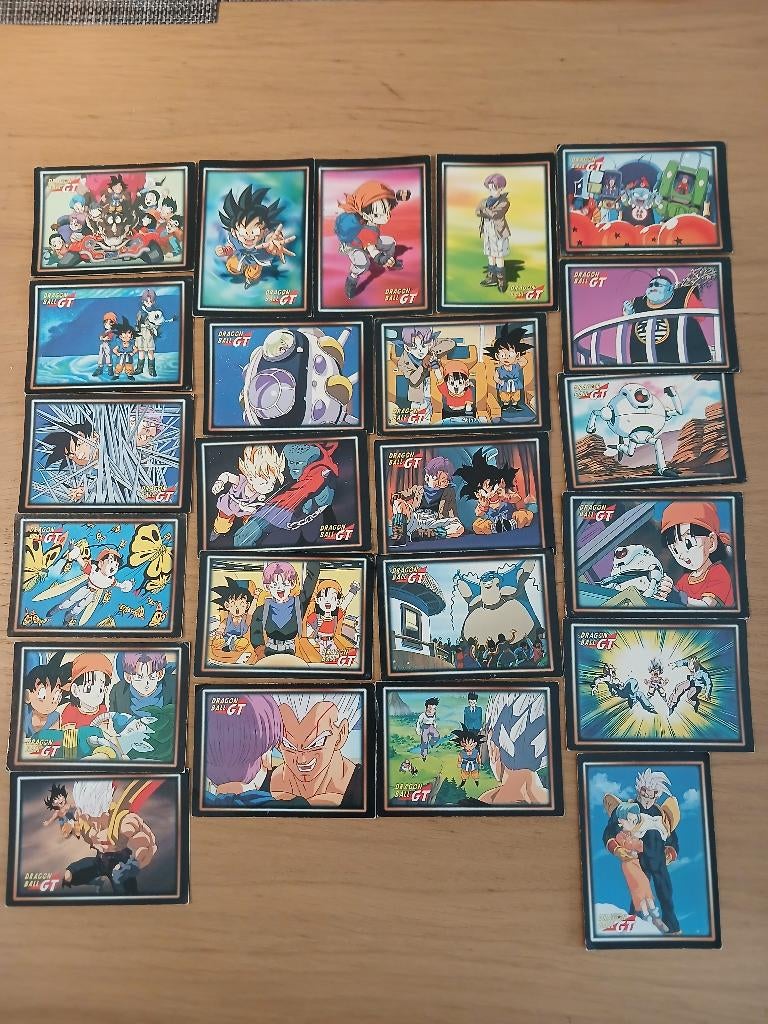 Cartes Dragon Ball GT serie 1 panini, Enlèvement ou Envoi, Comme neuf, Carte(s) à jouer