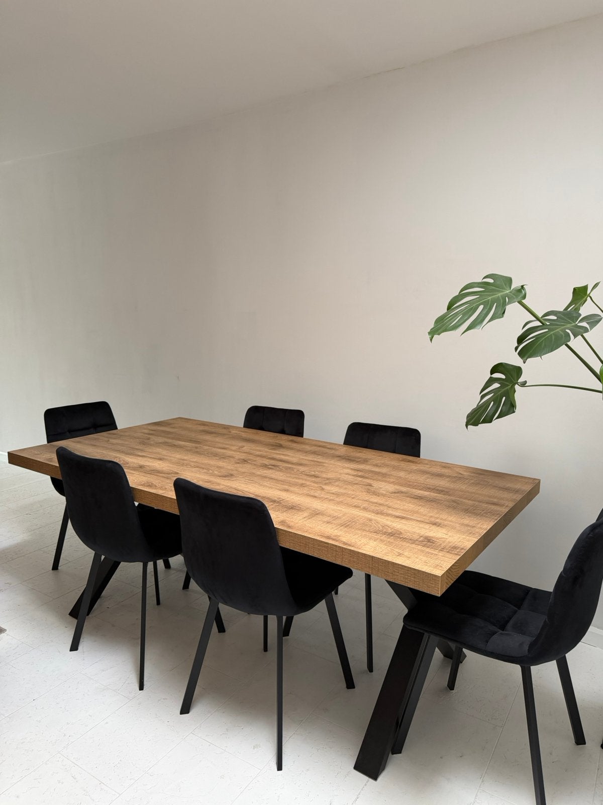 Eettafel + 6 stoelen Weba, Maison & Meubles, Enlèvement, Comme neuf