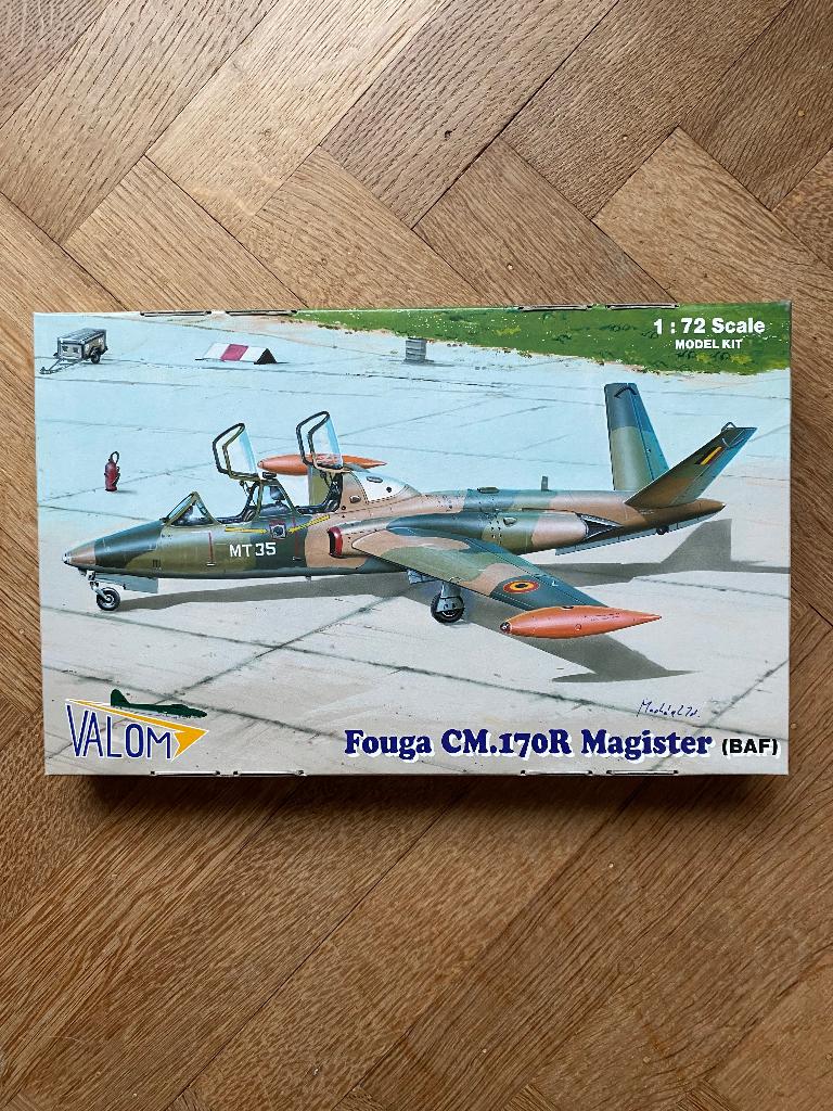 BELGISCHE LUCHTMACHT - FOUGA CM 170R MAGISTER - 1:72, Overige merken, 1:72 tot 1:144, Verzenden, Nieuw