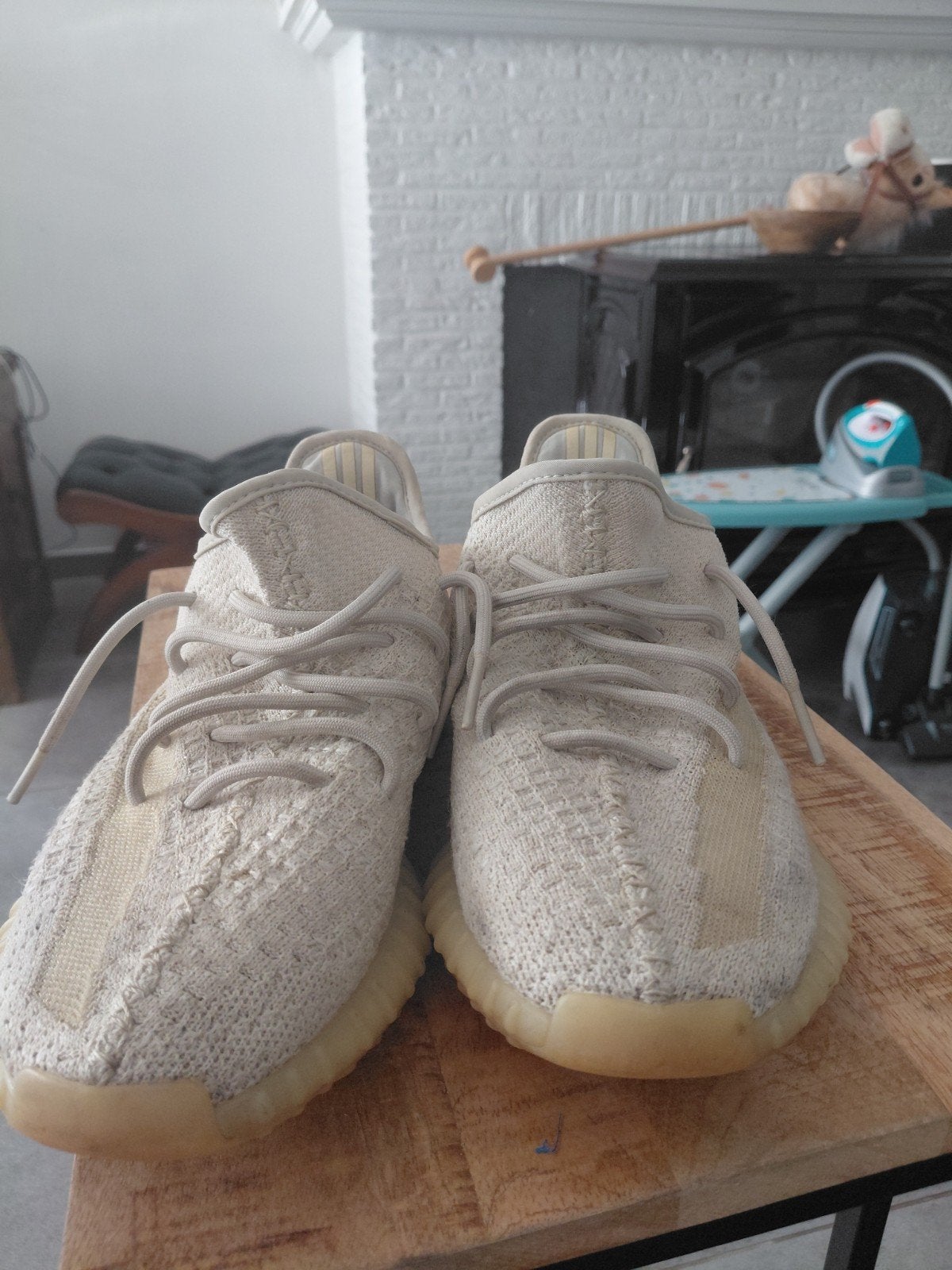 yeezy  boost 350, Kleding | Heren, Wit, Ophalen of Verzenden, Zo goed als nieuw, Sneakers