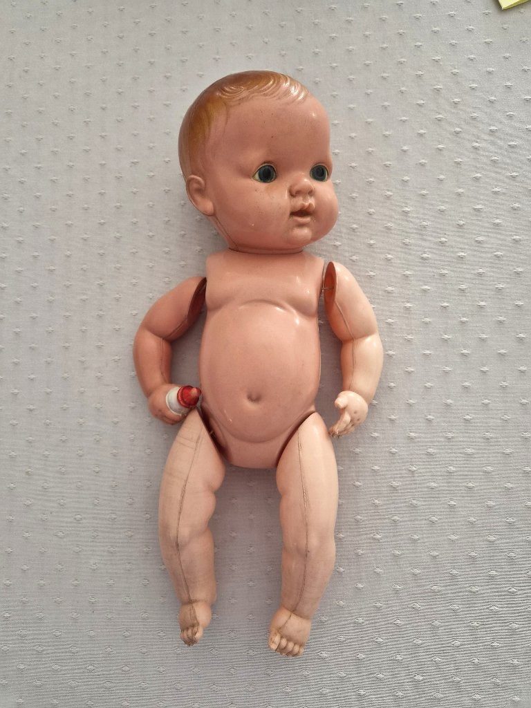 Vintage popje uit de jaren '40 - Fleur-de-lis, Ophalen of Verzenden, Zo goed als nieuw, Pop