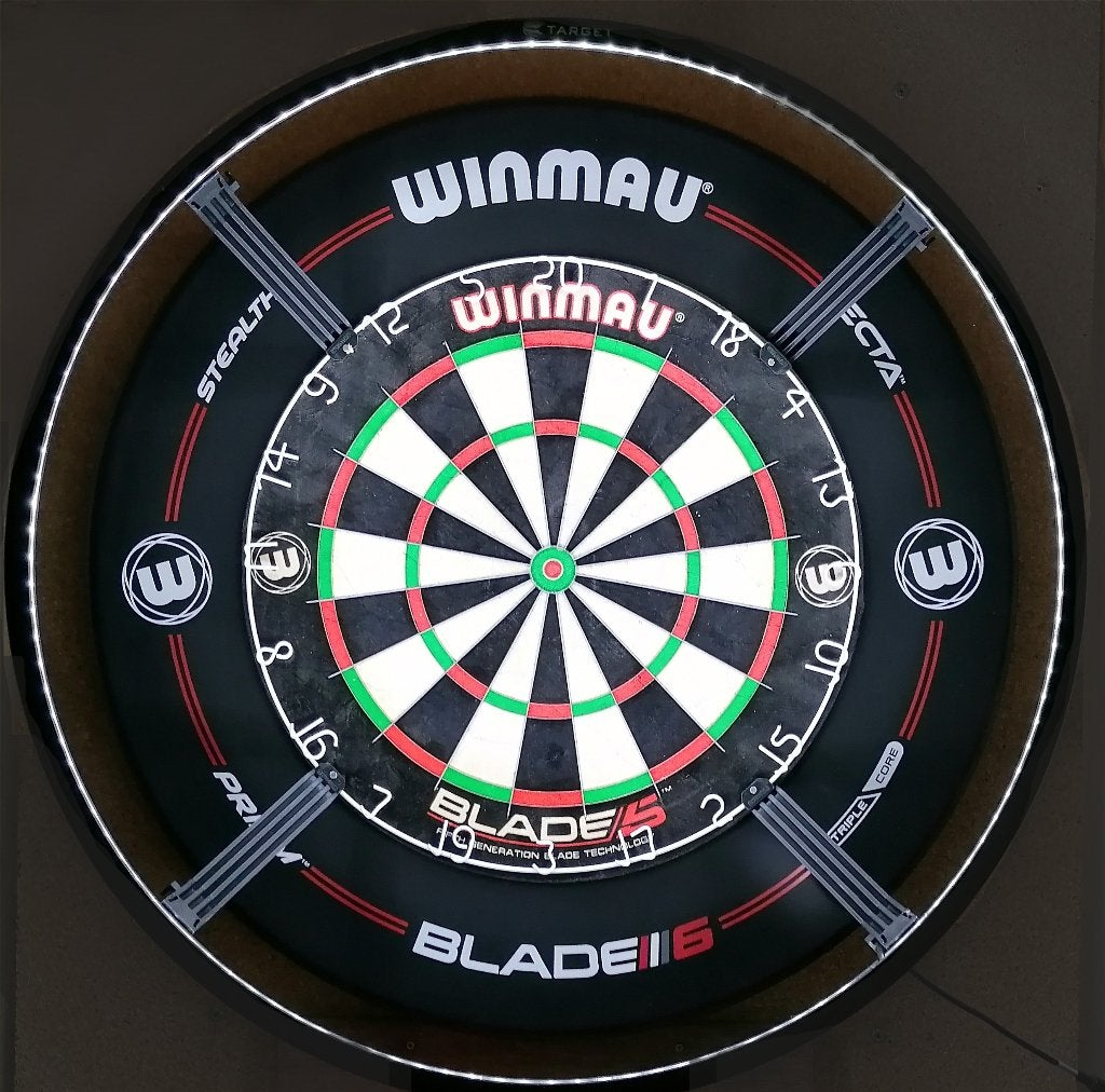 Winmau Blade 6, Surround PDC & Target verlichting., Ophalen, Zo goed als nieuw, Dartbord