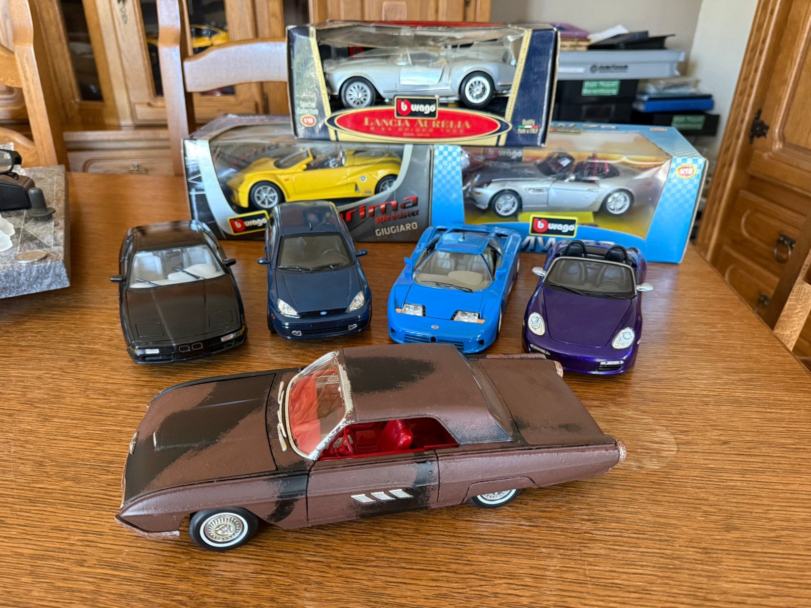 Voiture 1/18, Hobby en Vrije tijd, Ophalen, Zo goed als nieuw, Auto, Burago