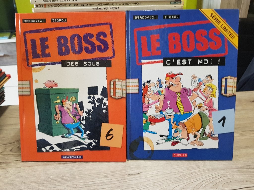 av 2 bd le boss pour 4.00 euro, Meerdere stripboeken, Ophalen of Verzenden, Zo goed als nieuw