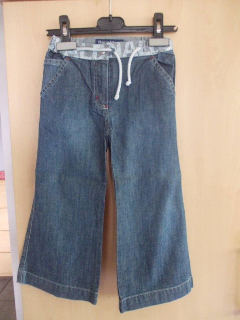 Jeansbroeken Donaldson.  3x. maat 104, 128 en 140.Meisje., Kinderen en Baby's, Kinderkleding | Maat 128, Broek, Meisje, Ophalen of Verzenden