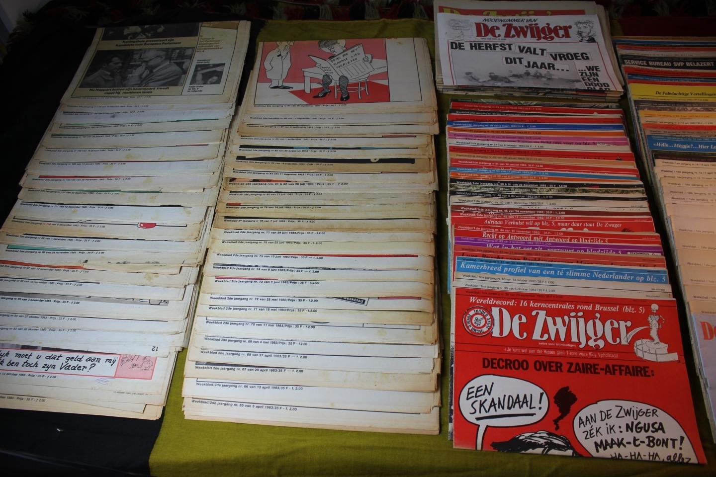 De Zwijger. Weekblad Jg 1 - 3 bijna compleet [122 nrs.], Ophalen of Verzenden, Gelezen