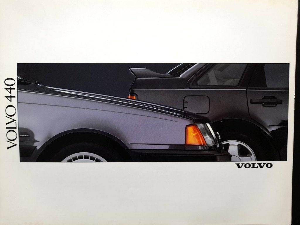 Volvo 440, brochure uit 1988 + prijslijst, Verzenden, Zo goed als nieuw, Volvo
