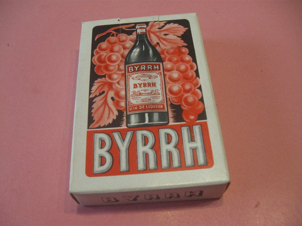 Oud kaartspel - speelkaarten Liqueur Byrrh, Verzamelen, Speelkaarten, Jokers en Kwartetten, Zo goed als nieuw, Speelkaart(en)