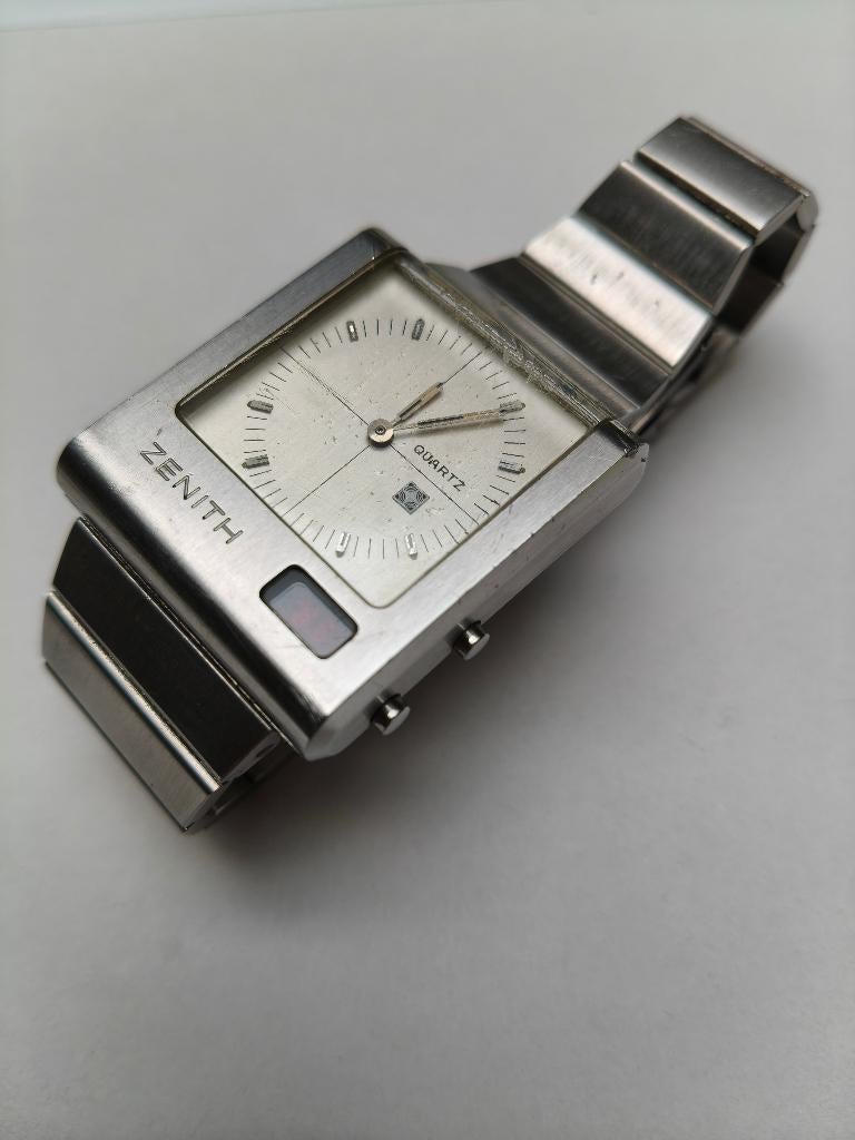 Zenith heren horloge, Montre-bracelet, Autres marques, Acier, Avec bracelet