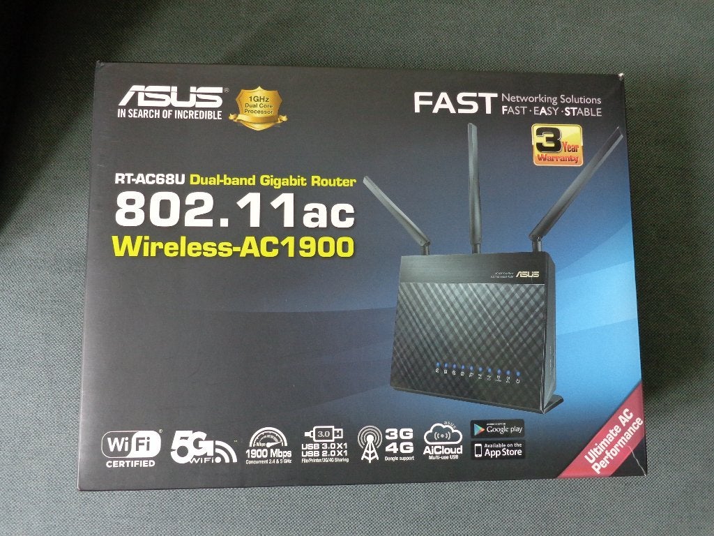Asus RT-AC68U Router, Informatique & Logiciels, Routeurs & Modems, Enlèvement ou Envoi, Utilisé, Routeur, ASUS