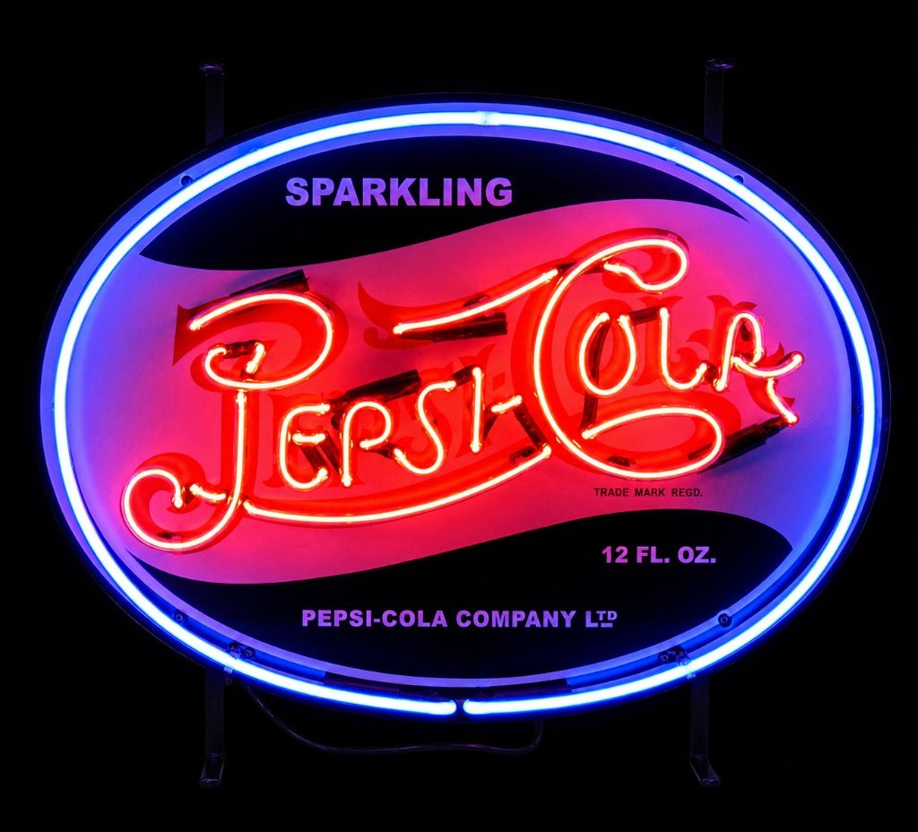 Pepsi cola neon licht reclame USA decoratie neons amerikana, Verzamelen, Merken en Reclamevoorwerpen, Ophalen of Verzenden, Nieuw